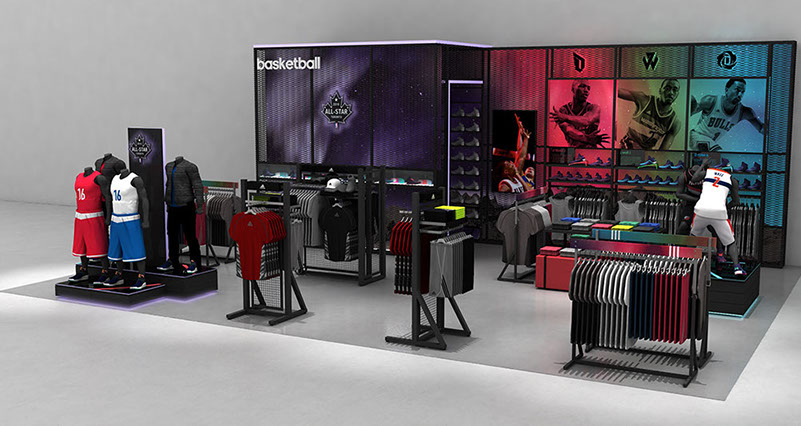 an image of a redering by Turn design for adidas global basketball directives