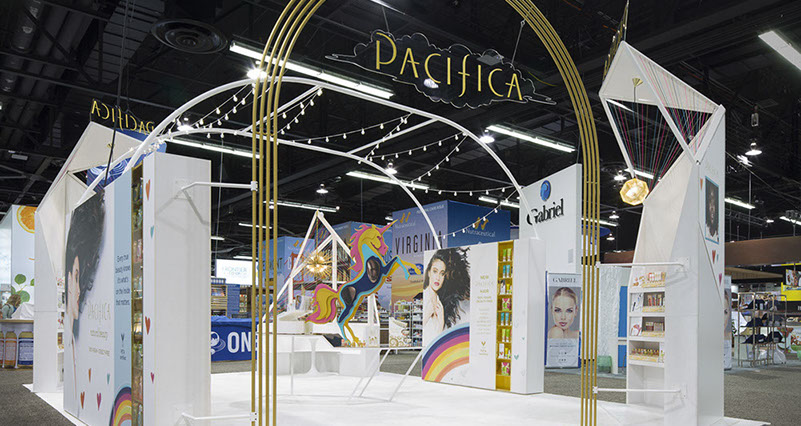 an image of Pacifica trandeshow booth designed by Craig Wollen 