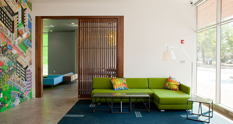 an image of Skybox interior designed by Craig Wollen